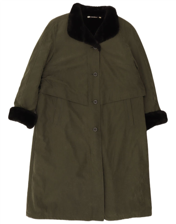 Il tuo soprabito da donna Sixth Sense UK 18 XL Poliestere color block kaki