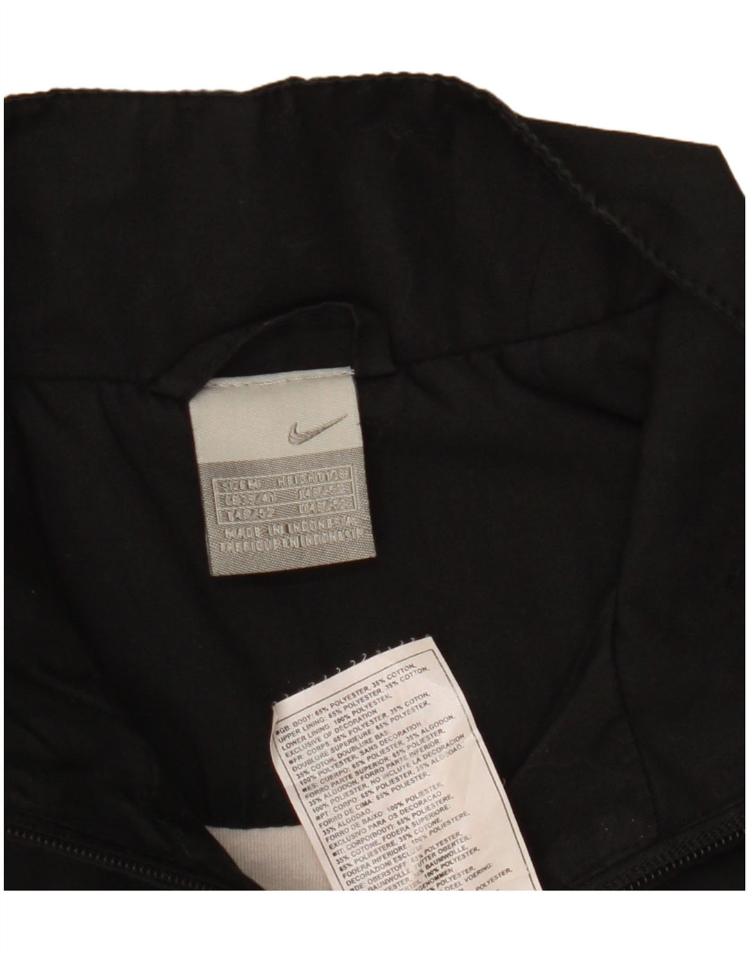 Giacca da tuta da uomo Nike UK 39/41 Poliestere color block medio nero