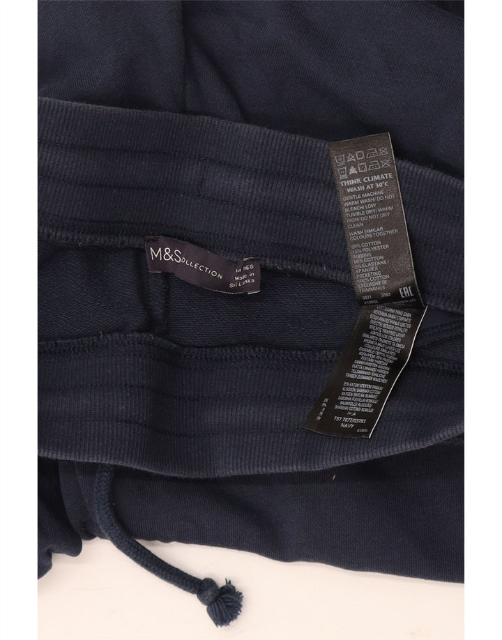 Pantaloni da tuta da donna Marks & Spencer Joggers UK 14 Medium Blu Navy