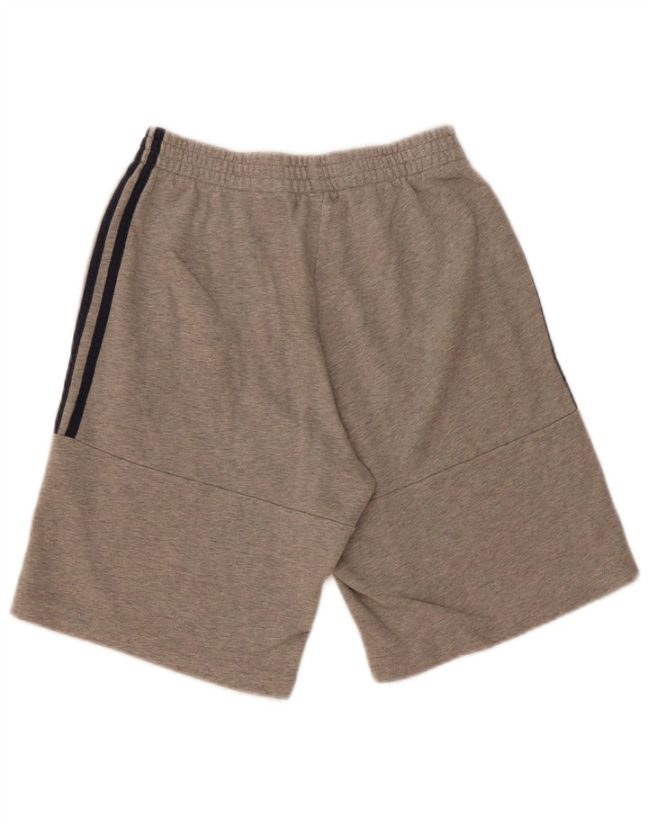 Pantaloncini sportivi Adidas da uomo piccoli in cotone grigio