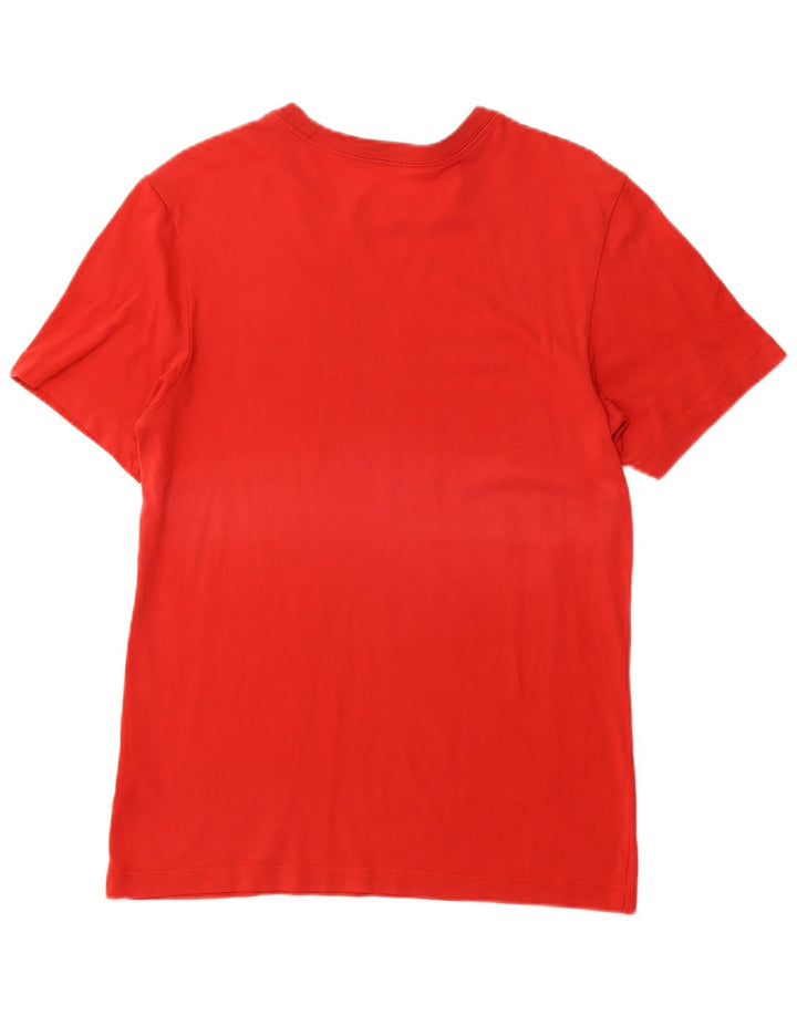 NIKE T-shirt grafica da uomo Dri Fit Top piccola in cotone rosso