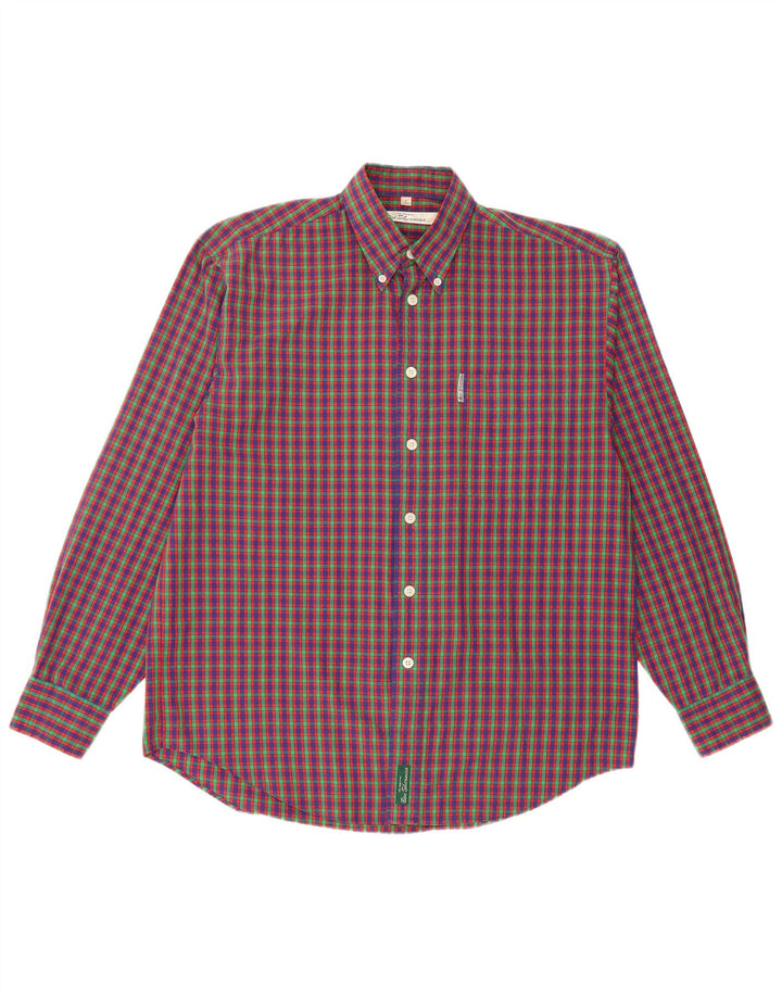 BEN SHERMAN Mens Shirt Medium Multicoloured Check