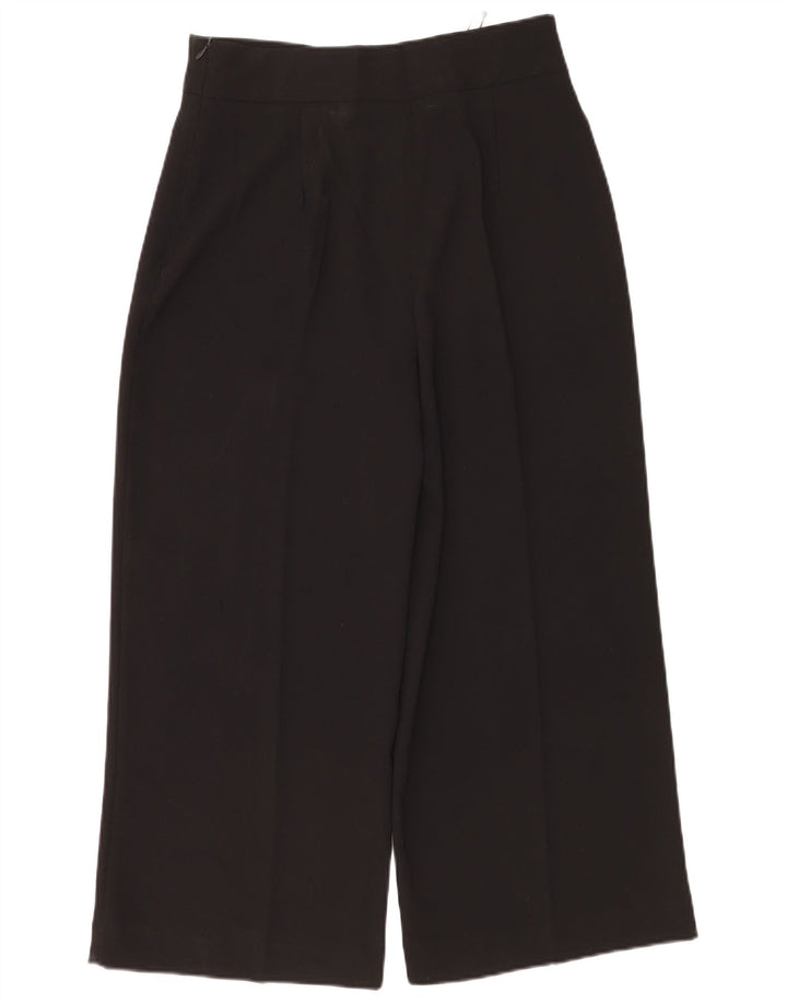 Pantaloni corti da donna Zara grandi W30 L25 poliestere nero