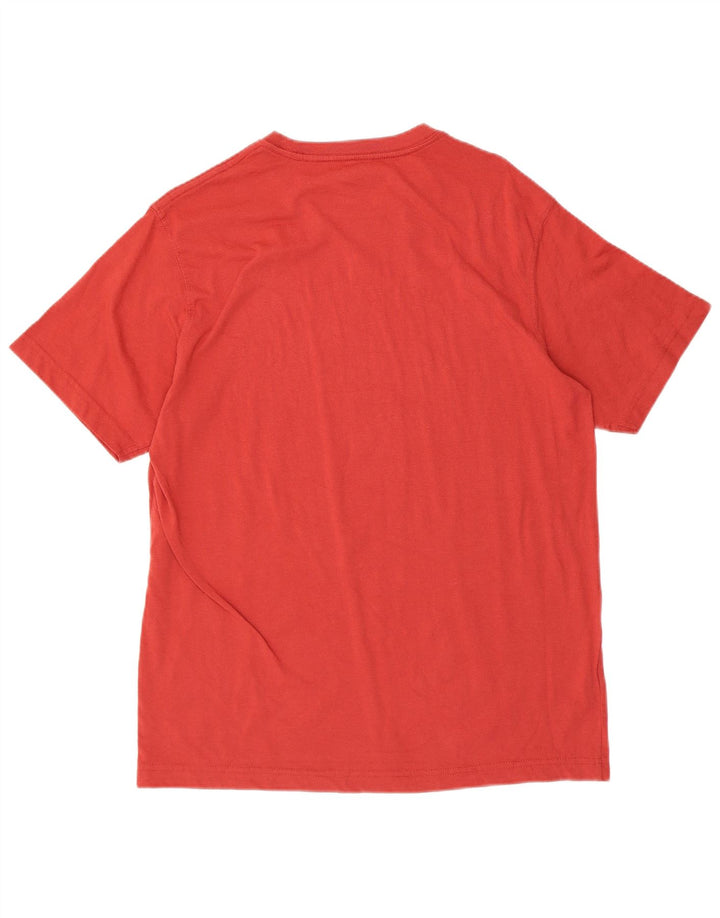 T-shirt da uomo EDDIE BAUER Top rosso medio in cotone