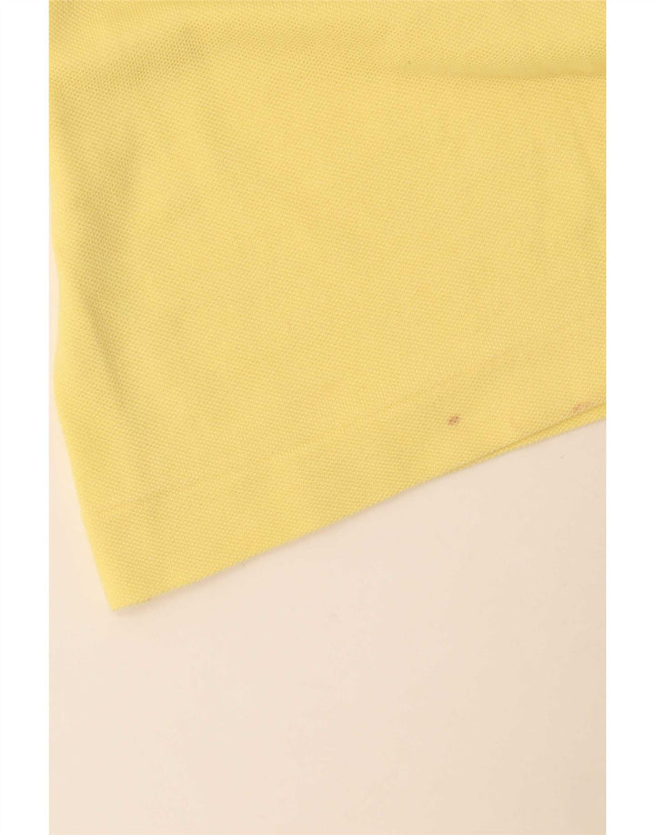 Polo da uomo Lacoste taglia 7 2XL cotone giallo