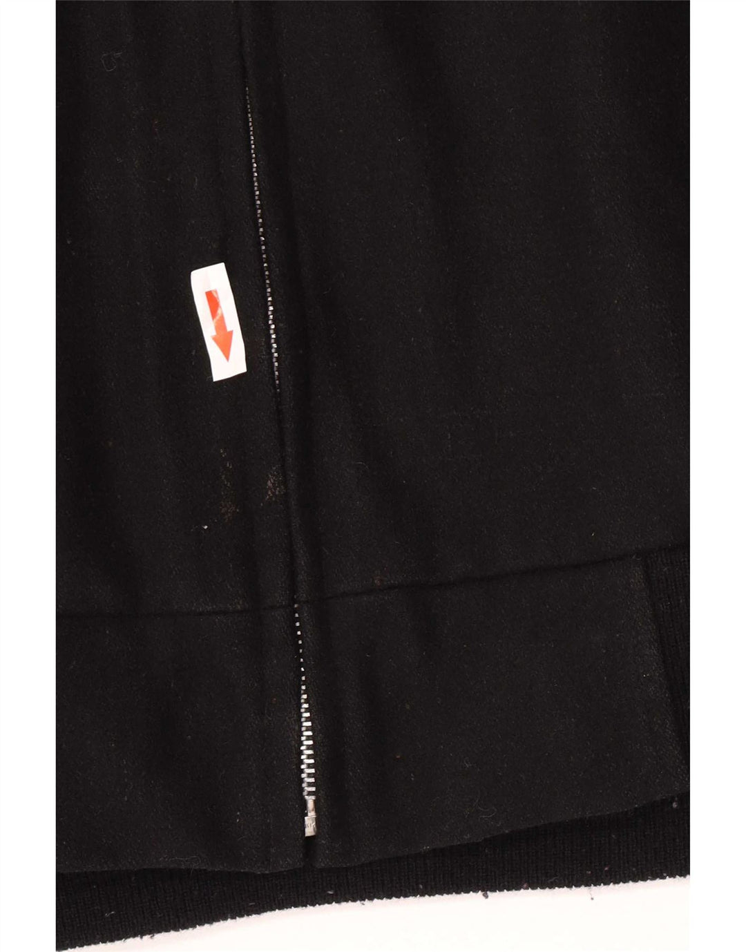 Giubbotto bomber vintage da uomo UK 40 grande in lana nera