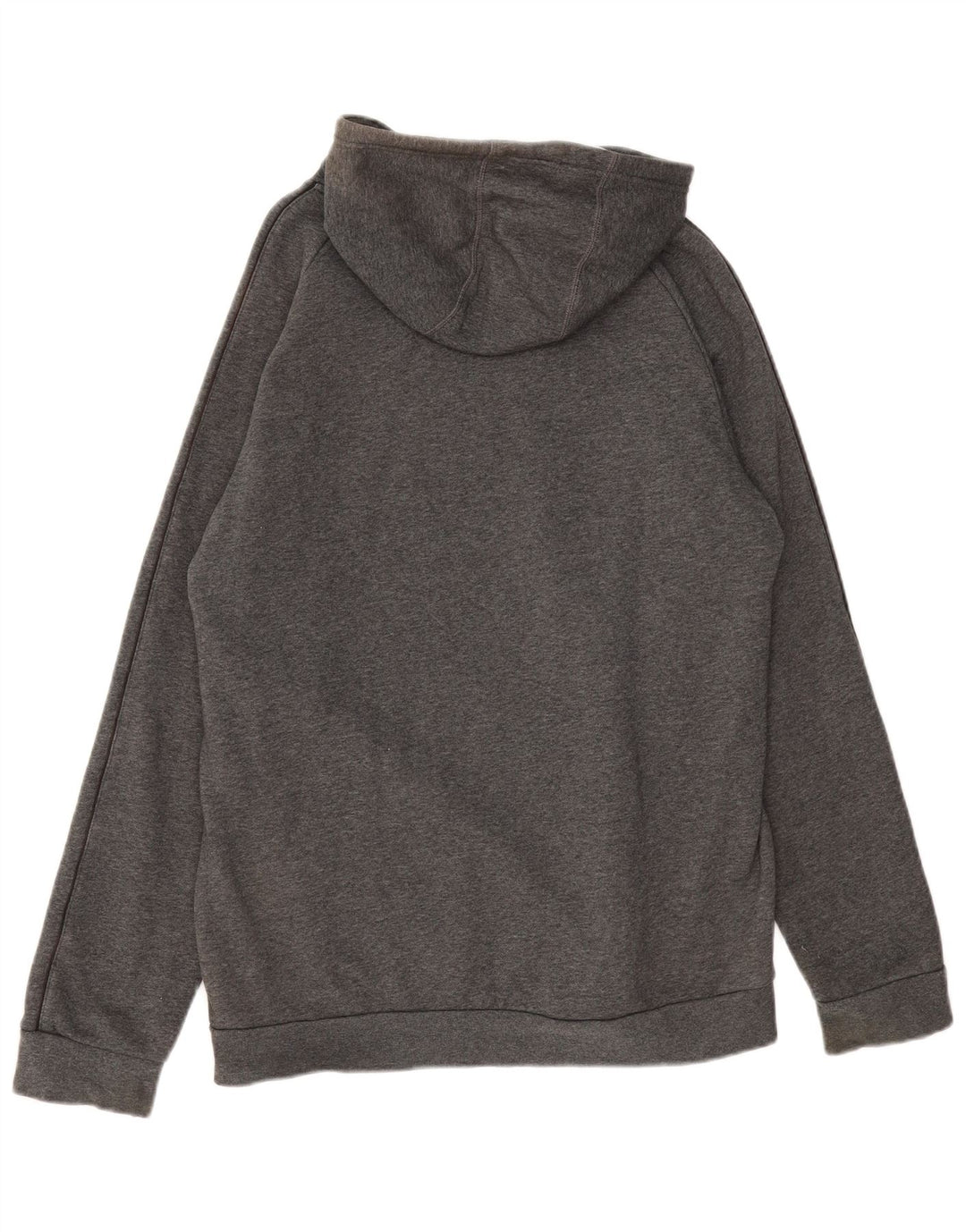 Maglione con cappuccio da uomo ADIDAS grande in cotone grigio