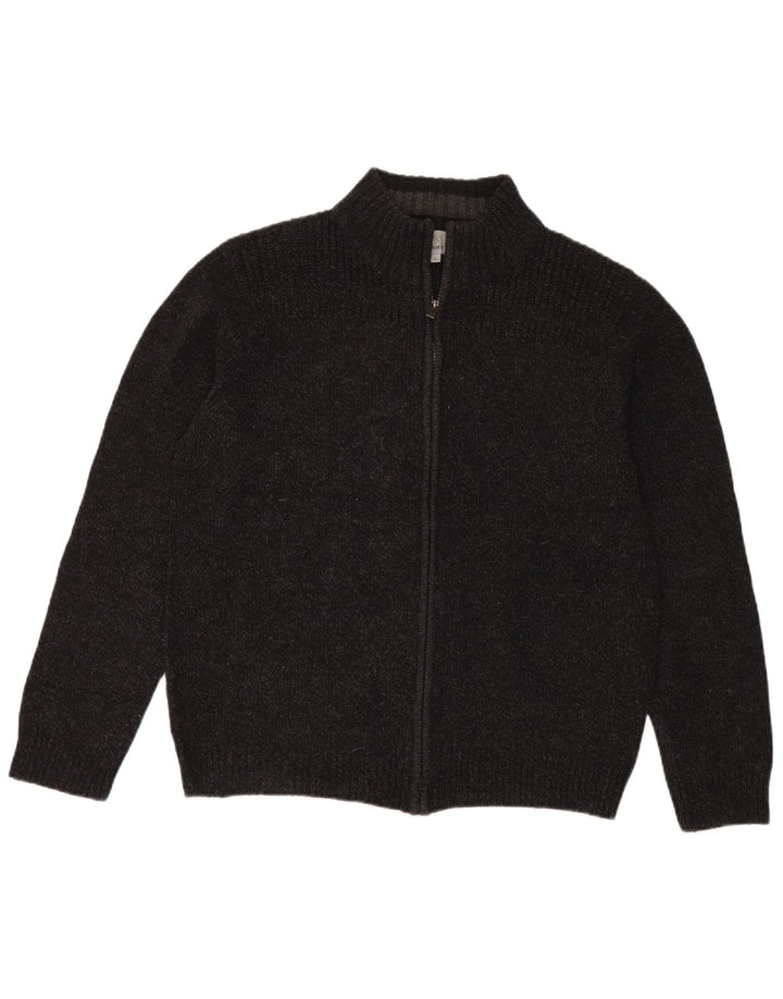 Maglione cardigan vestibilità regolare da uomo Marks & Spencer grande acrilico grigio