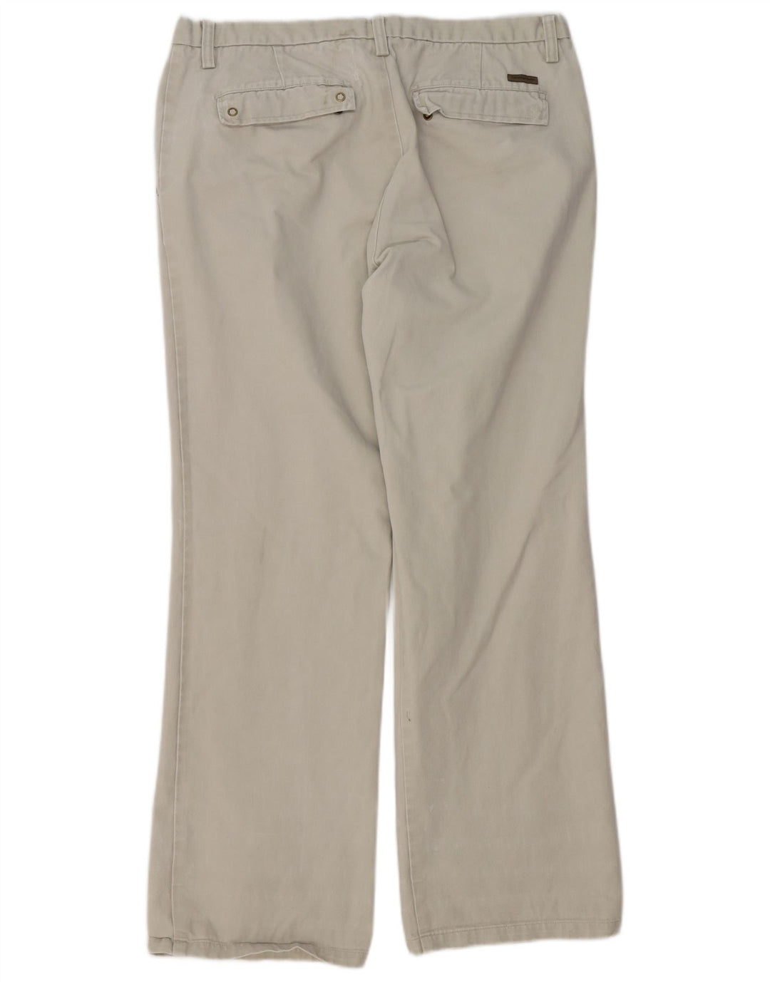 Pantaloni chino bootcut da uomo Calvin Klein W34 L32 Beige