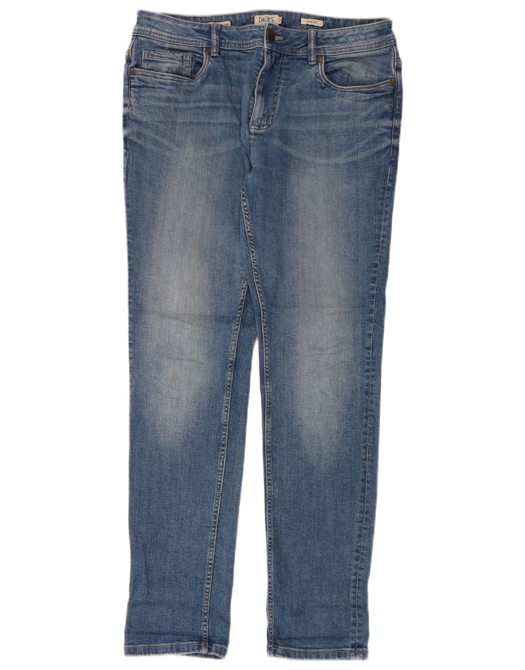 Jeans slim da uomo Dack IT 50 Large W34 L32 Cotone blu