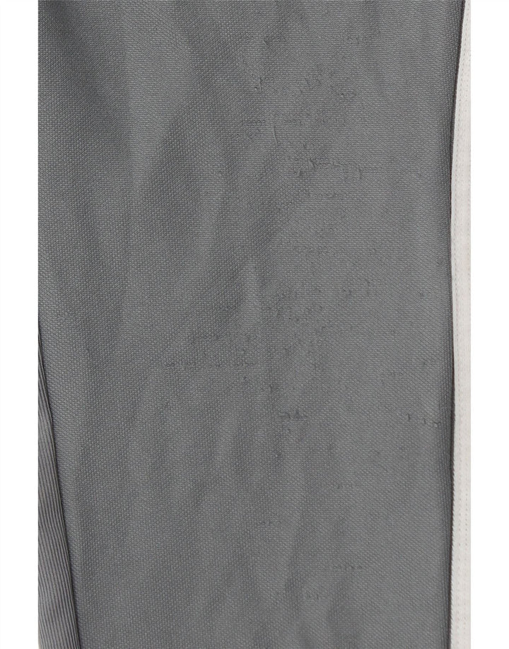 Pantaloni da tuta Adidas da uomo piccoli in poliestere grigio