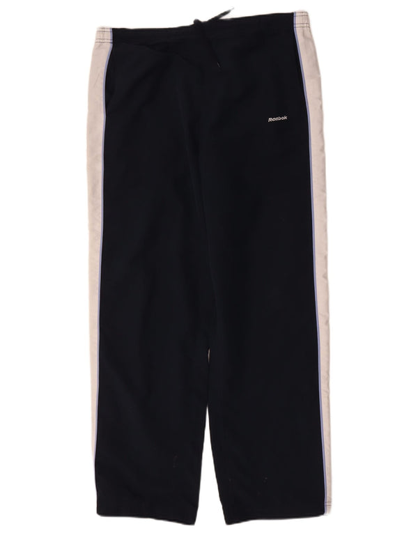 Pantaloni da tuta da donna Reebok UK 14 Large Blu Navy Colorblock