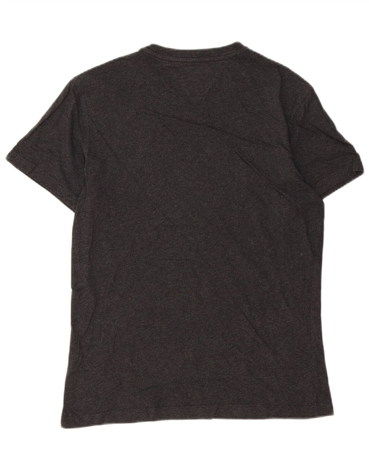 T-shirt da uomo Tommy Hilfiger Top piccola in cotone grigio