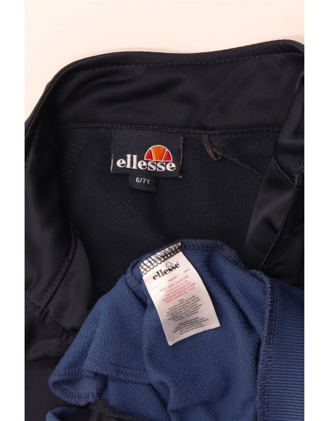 Tuta intera da ragazzo Ellesse 6-7 anni Poliestere color block blu navy