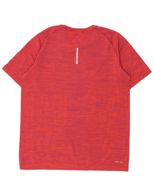 T-shirt Nike Dri Fit da uomo, grande, in nylon rosso