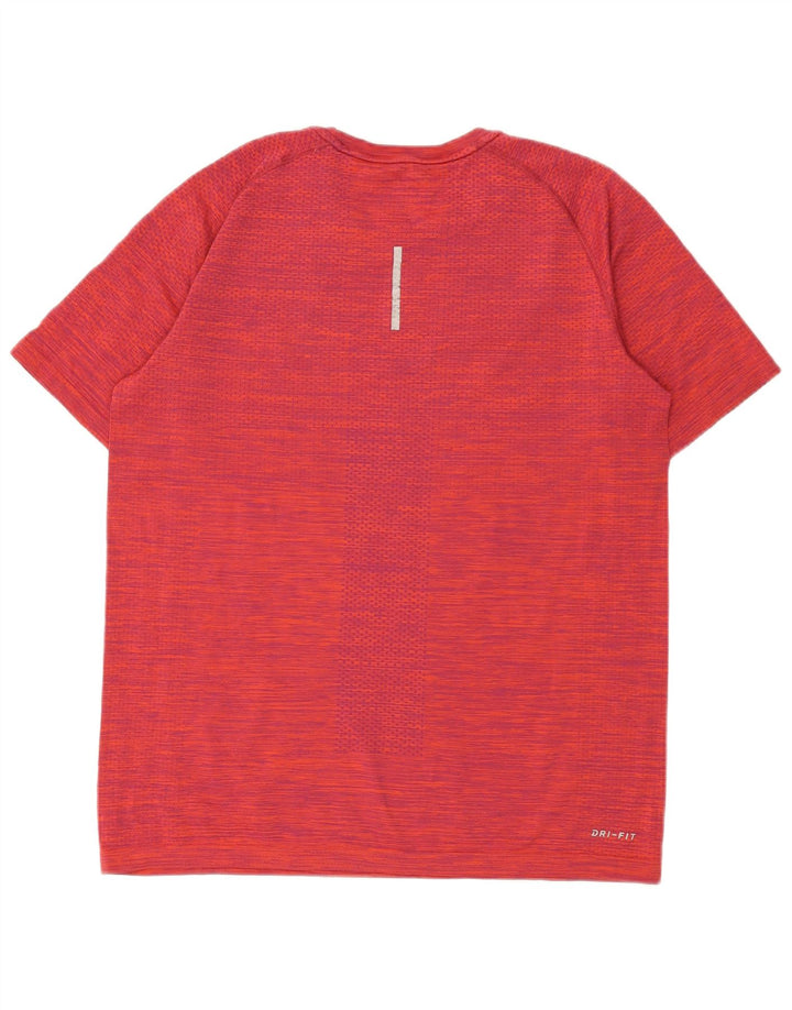 T-shirt Nike Dri Fit da uomo, grande, in nylon rosso