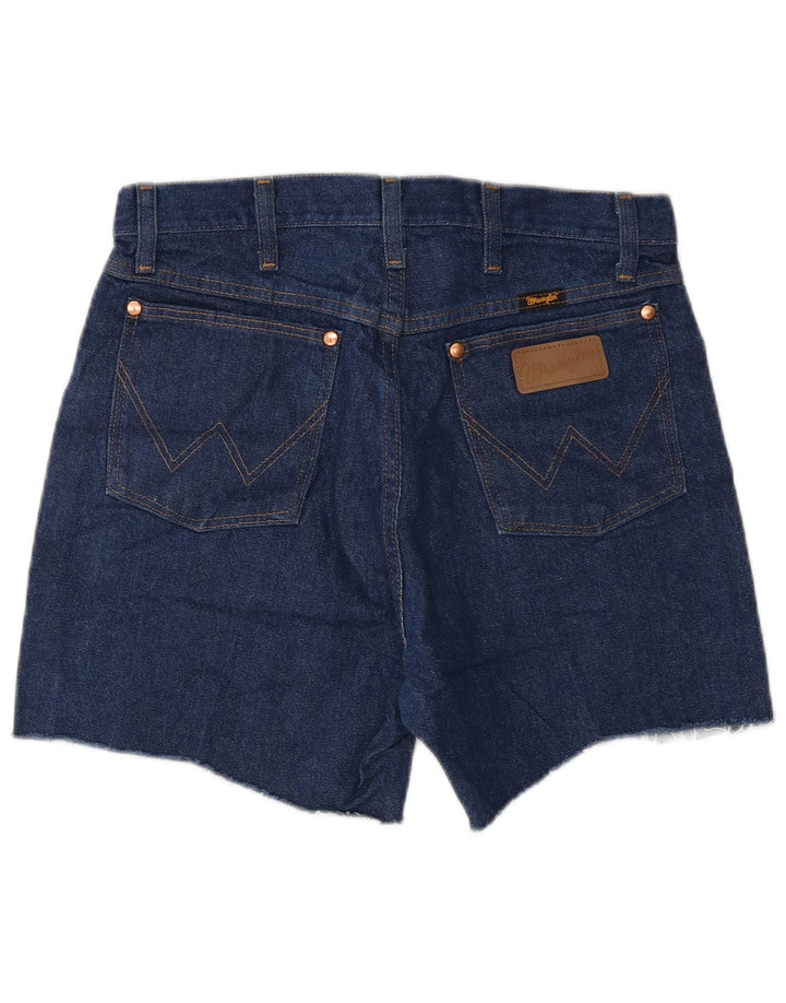 Pantaloncini di jeans da donna Wrangler W30 blu medio