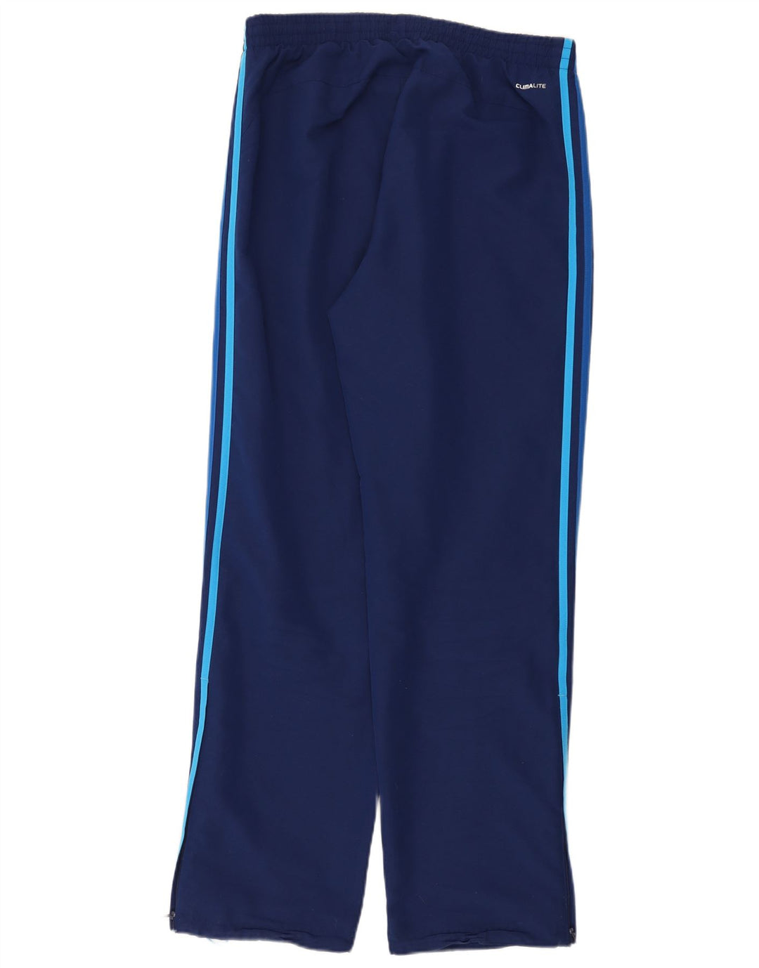 Pantaloni da tuta Adidas Climalite da uomo medi in poliestere blu navy