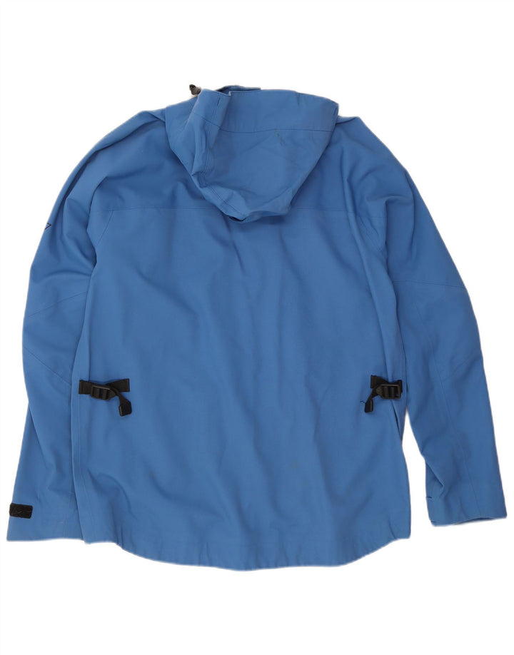 Giacca antipioggia da uomo con cappuccio Musto UK 38 blu medio in poliammide