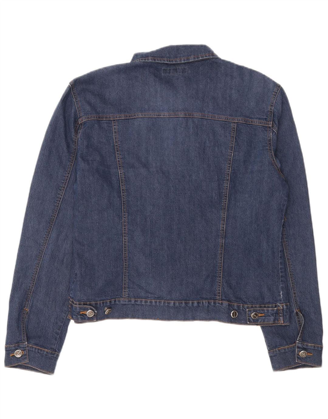 Giacca di jeans vintage da donna UK 16 grande cotone blu