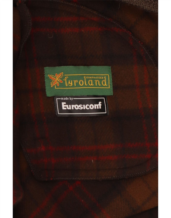Cappotto Mantella a vestibilità ampia da donna Tyroland IT 44 Lana marrone medio