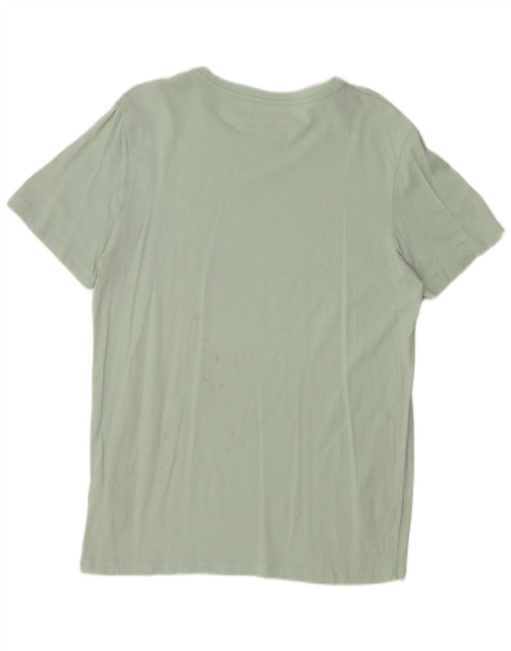 JACK & JONES T-shirt grafica da uomo grande in cotone verde