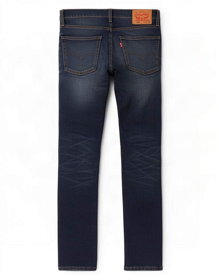 Jeans slim da uomo Levi's W30 L33 in cotone blu navy