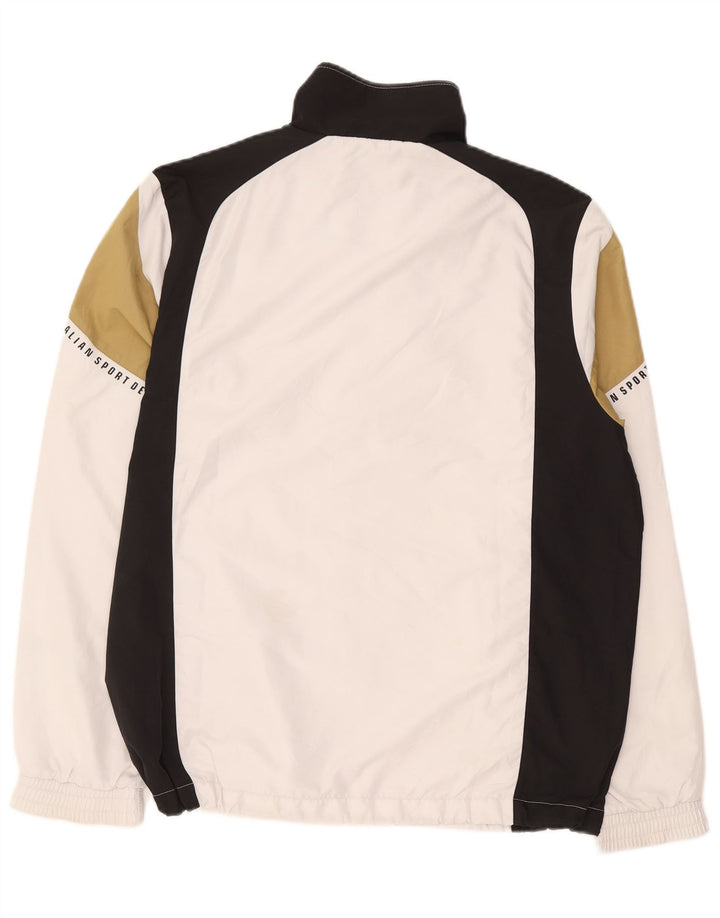 Tuta intera da uomo con grafica Lotto 2XL Colorblock bianco