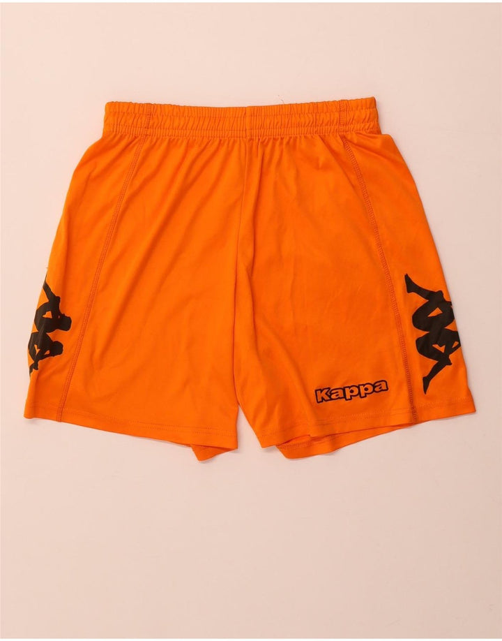 Pantaloncini sportivi grafici da uomo Kappa piccoli in poliestere arancione