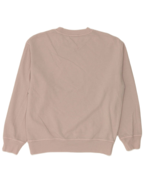 Felpa oversize da donna Levi's UK 6 XS cotone rosa