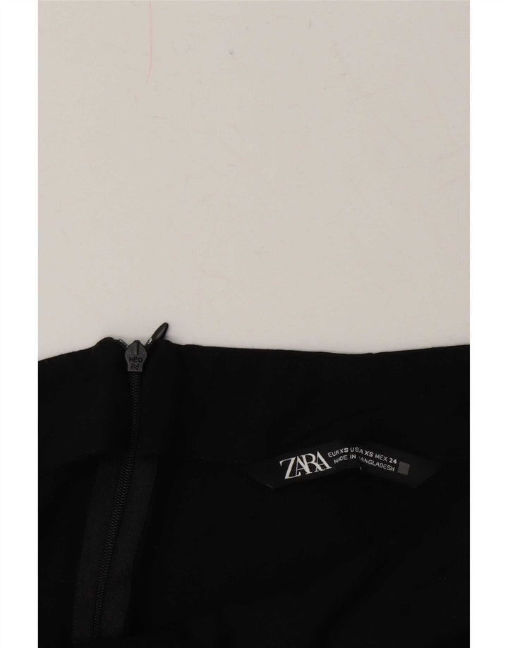 Gonna midi Zara da donna XS W24 Nera