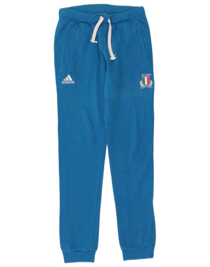 Pantaloni da tuta da uomo Adidas Joggers piccoli in cotone blu