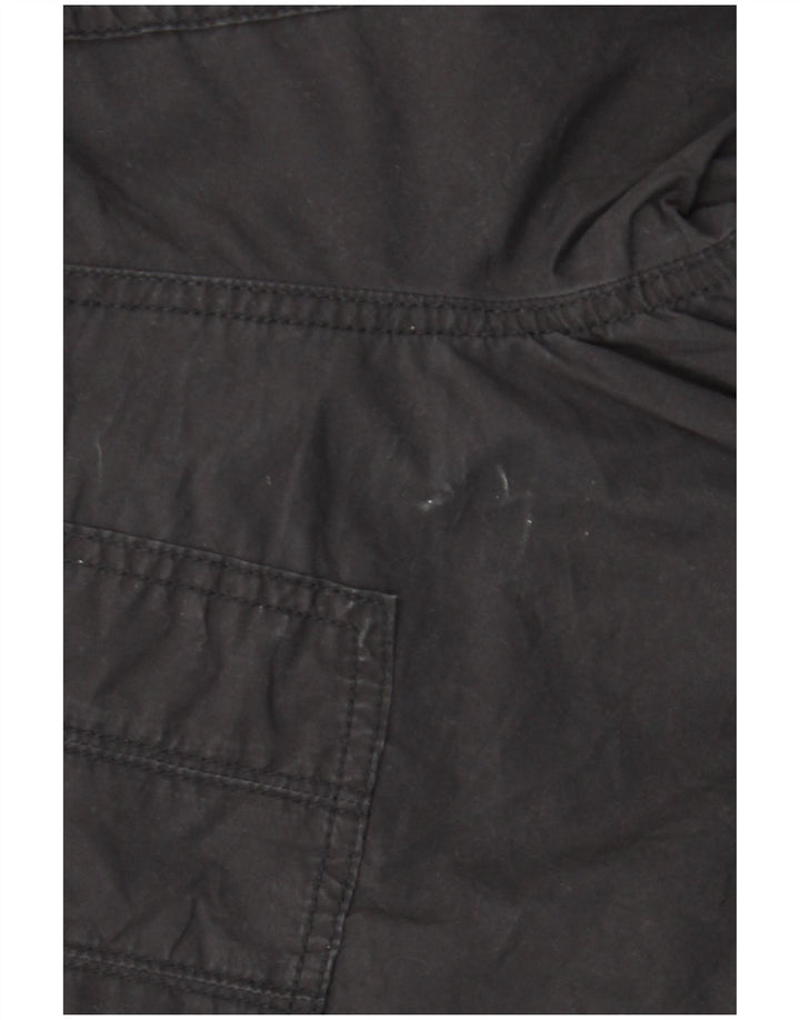 Pantaloni cargo dritti da donna Dkny piccoli W29 L29 cotone nero