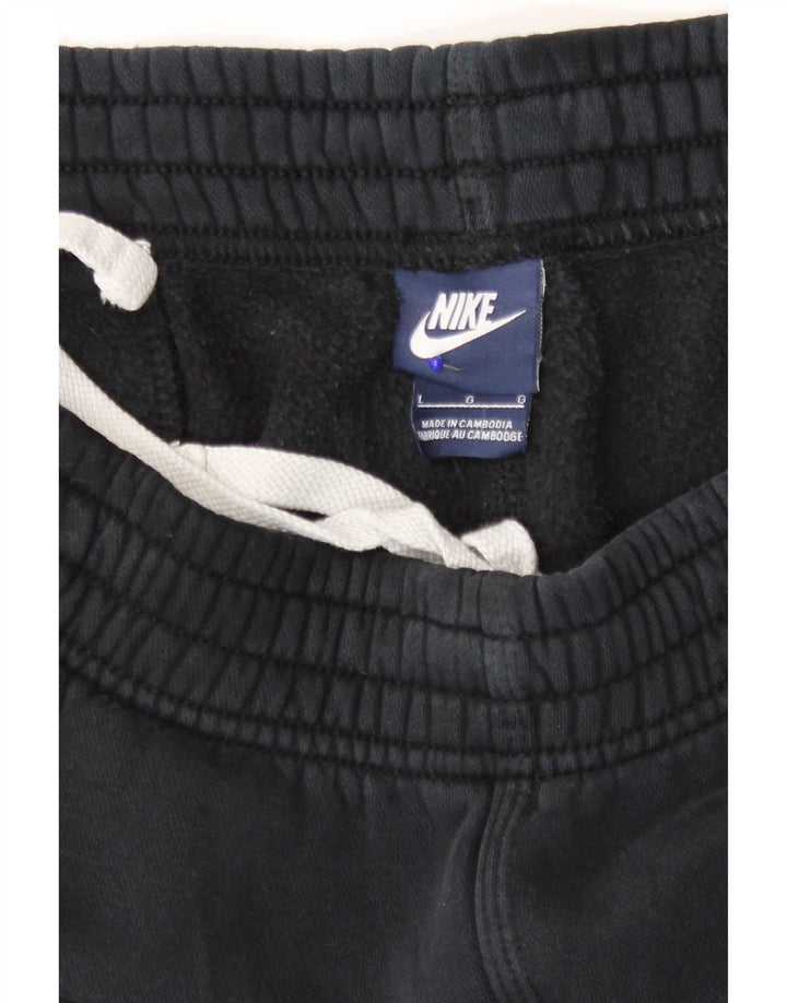 Pantaloni da tuta da uomo Nike Joggers grandi in cotone nero