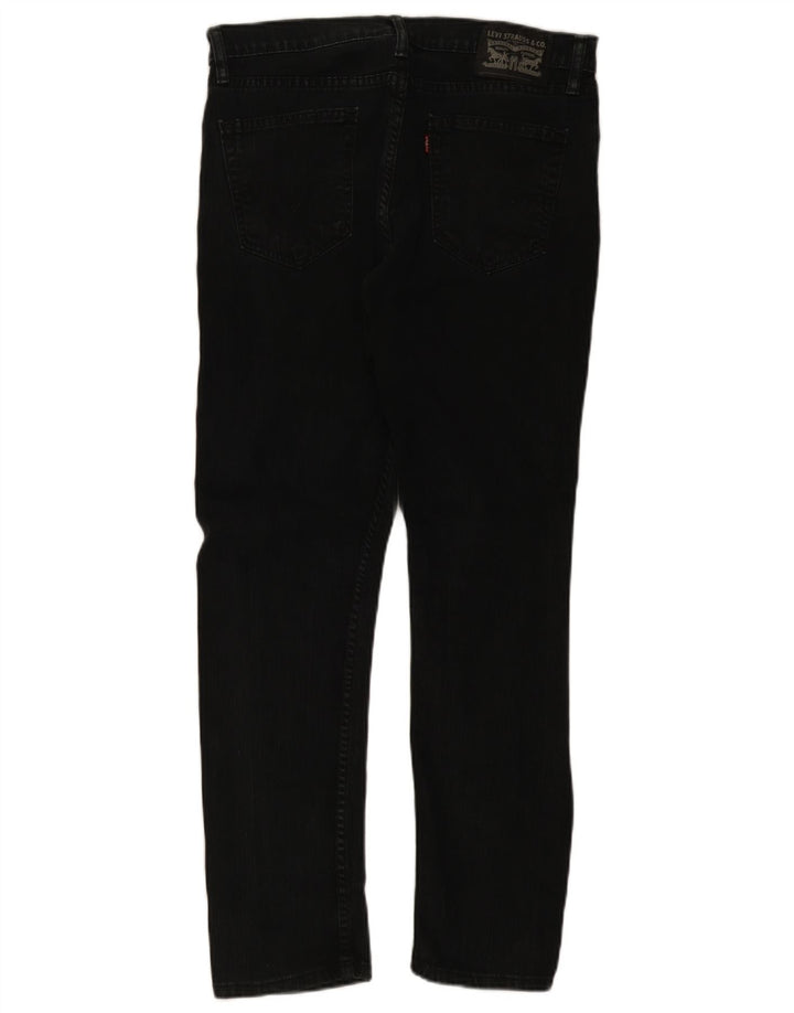 Jeans slim da uomo Levi's W34 L30 cotone nero