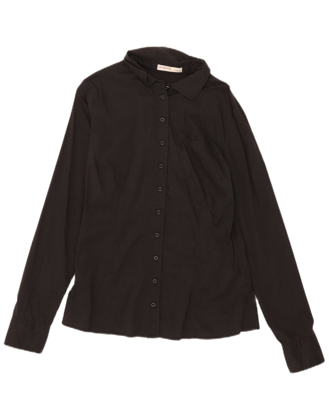 Camicia Donna Liu Jo IT 46 Large Nera Cotone