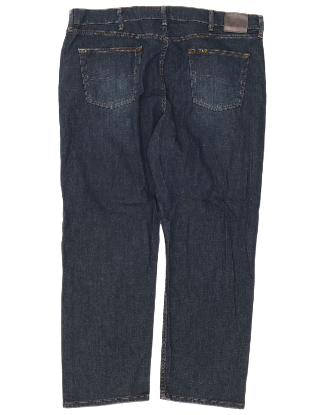 Jeans dritti da uomo Lee vestibilità regolare W42 L29 cotone blu navy