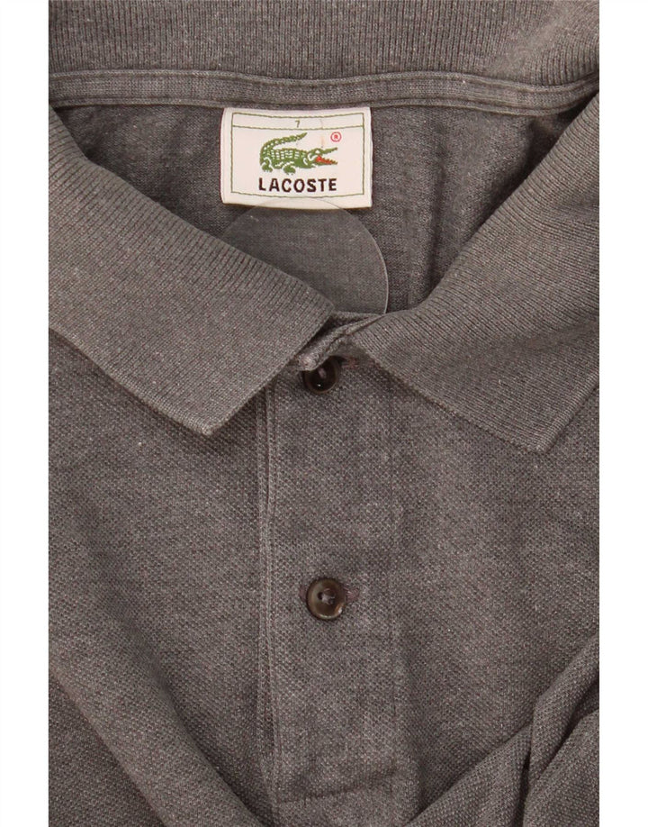 Polo da uomo Lacoste taglia 7 2XL grigia