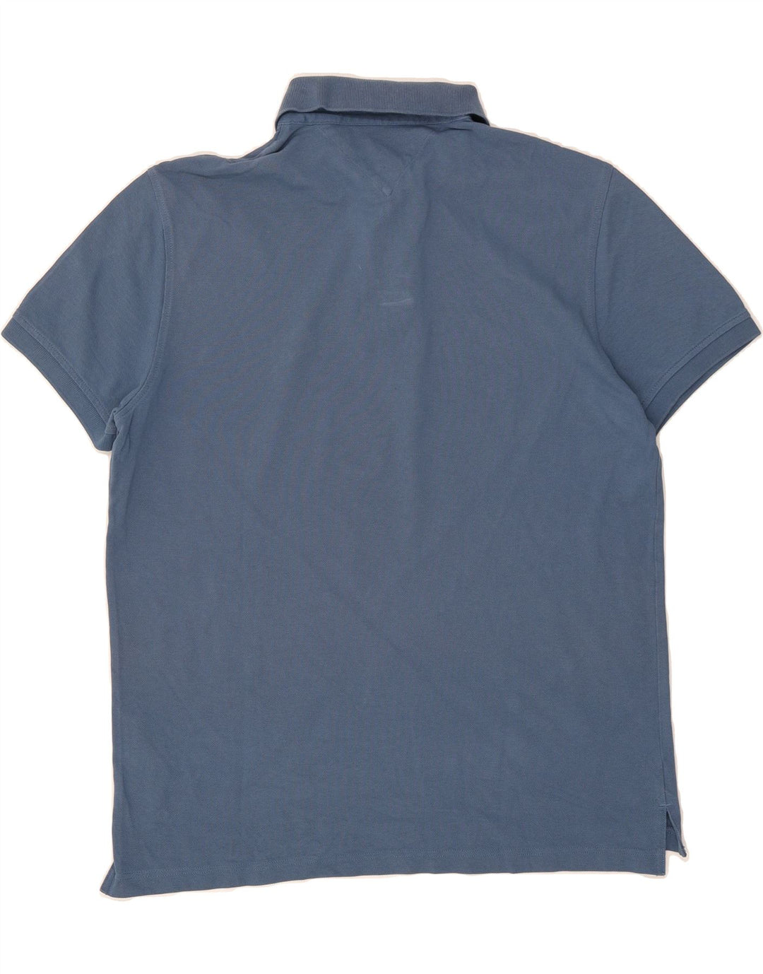 TOMMY HILFIGER Mens Regular Fit Polo Shirt Large Blue Cotton Vintage Tommy Hilfiger and Second-Hand Tommy Hilfiger from Messina Hembry 