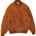 Bata and More Giubbotto bomber in pelle scamosciata da uomo IT 50 Large in pelle marrone