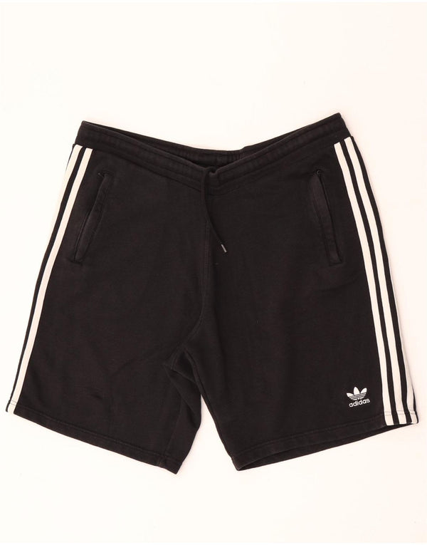 Pantaloncini sportivi da uomo Adidas XL in cotone nero