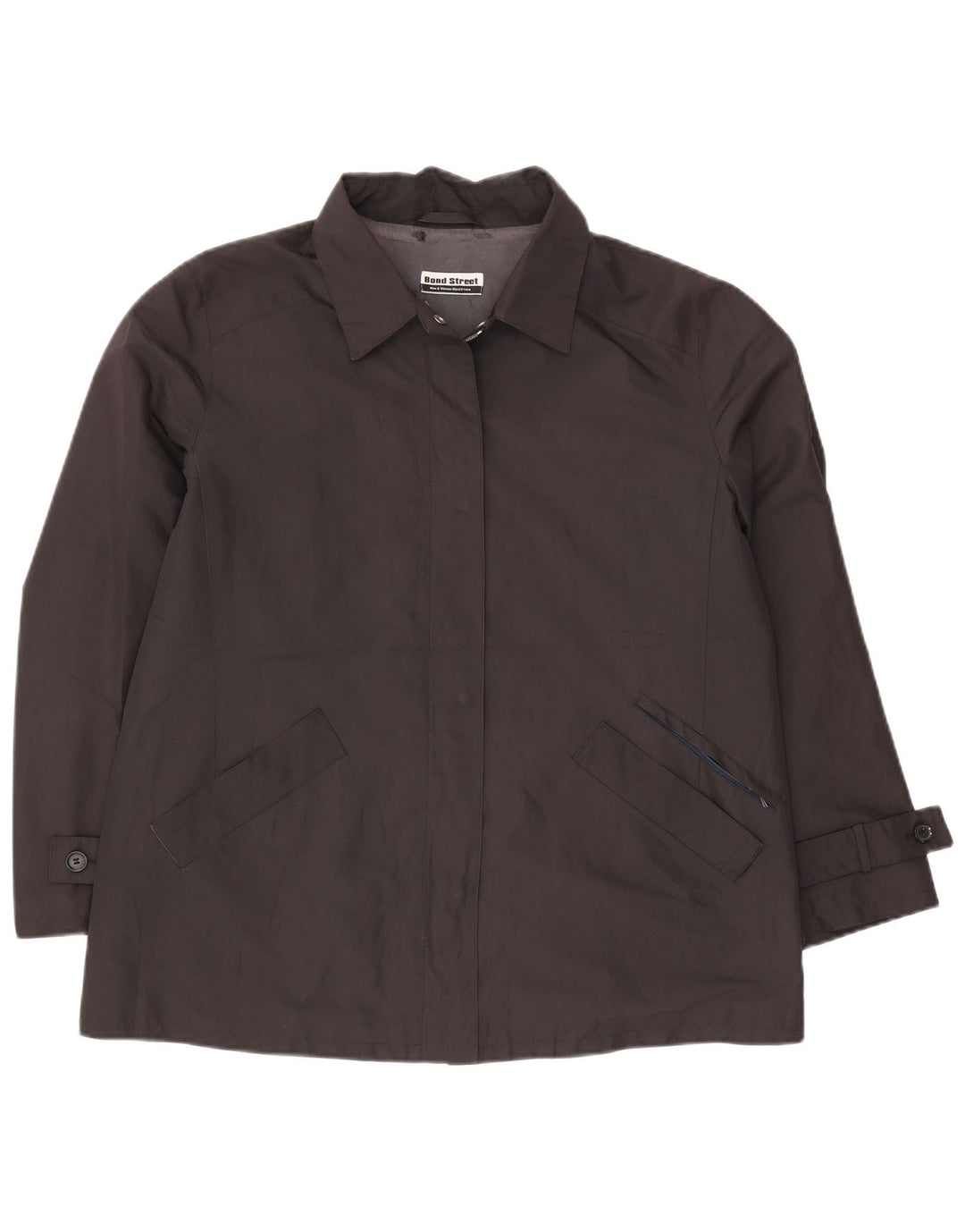 BOND STREET Giacca antipioggia da donna IT 48 XL Poliestere nero