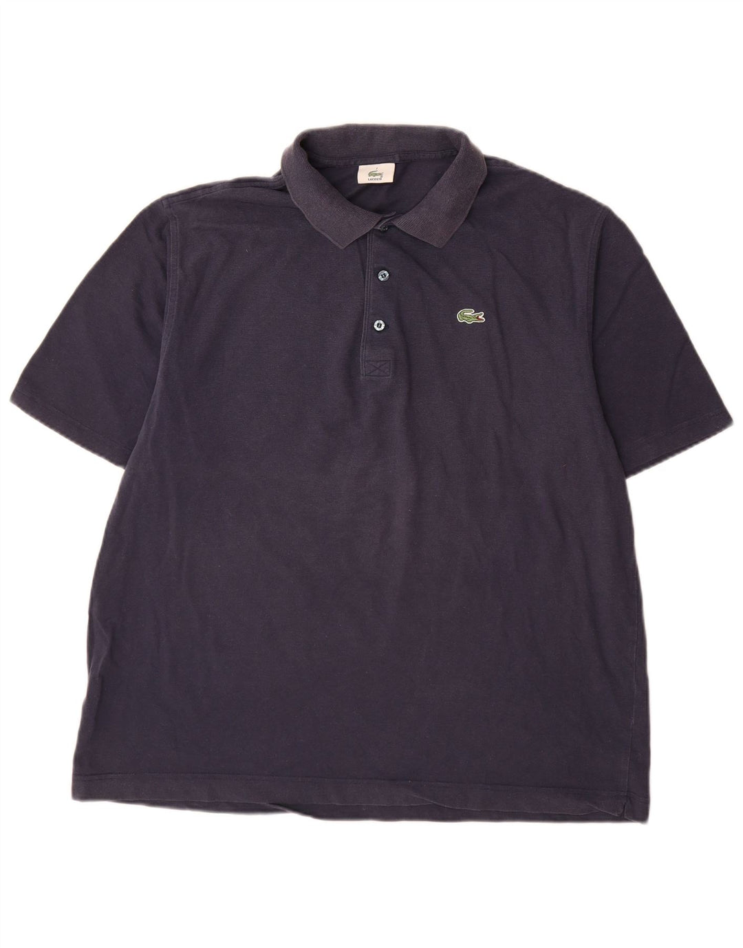 Polo da uomo Lacoste taglia 7 XL in cotone blu navy