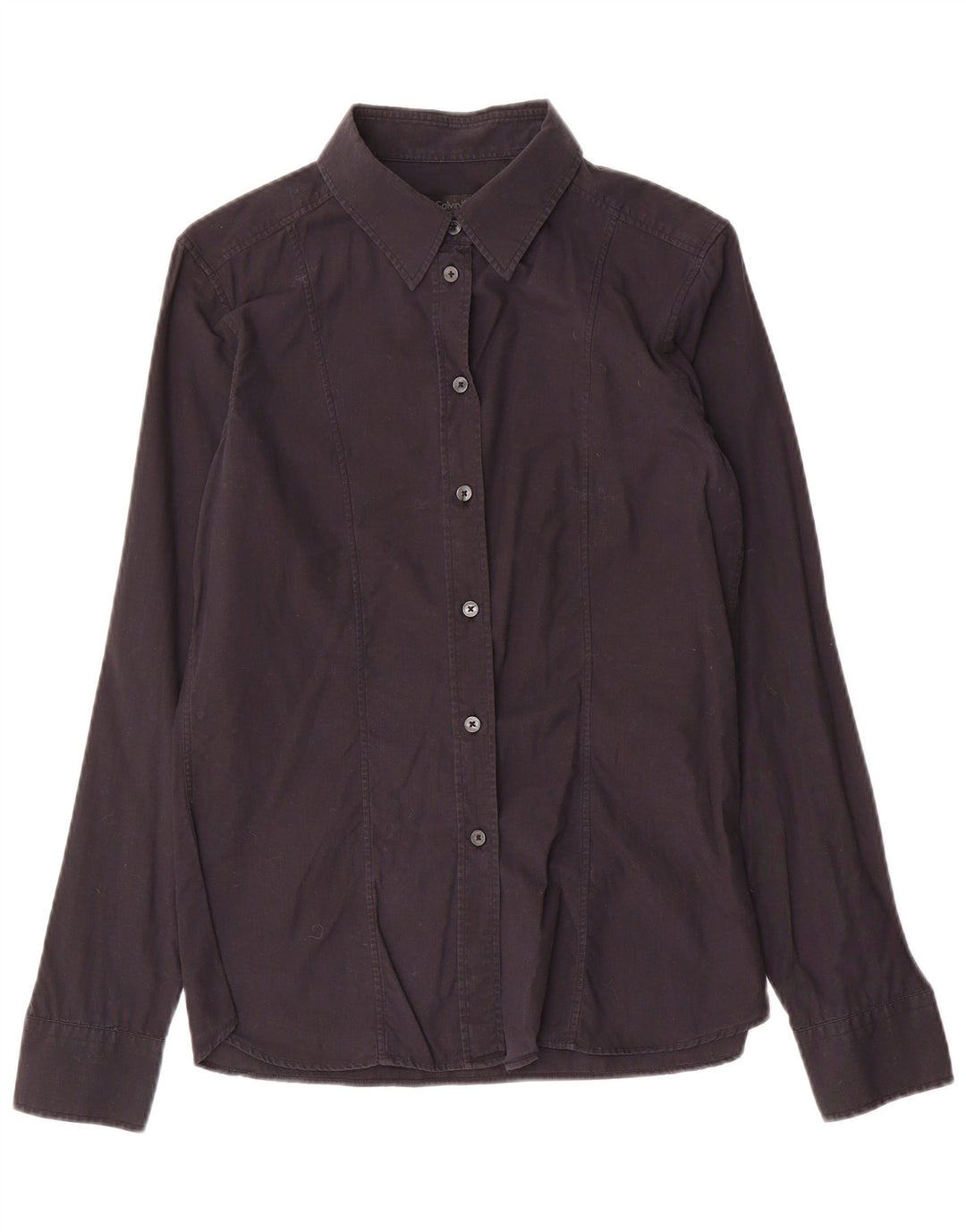 Camicia da donna Calvin Klein US 8 cotone blu navy medio