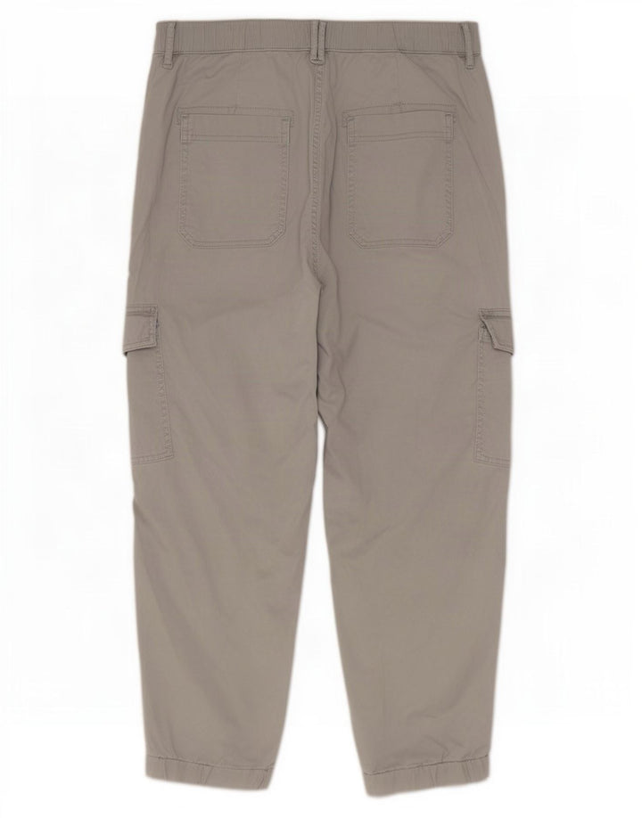 Pantaloni cargo corti Marks & Spencer da donna UK 14 medi W30 L25 grigi