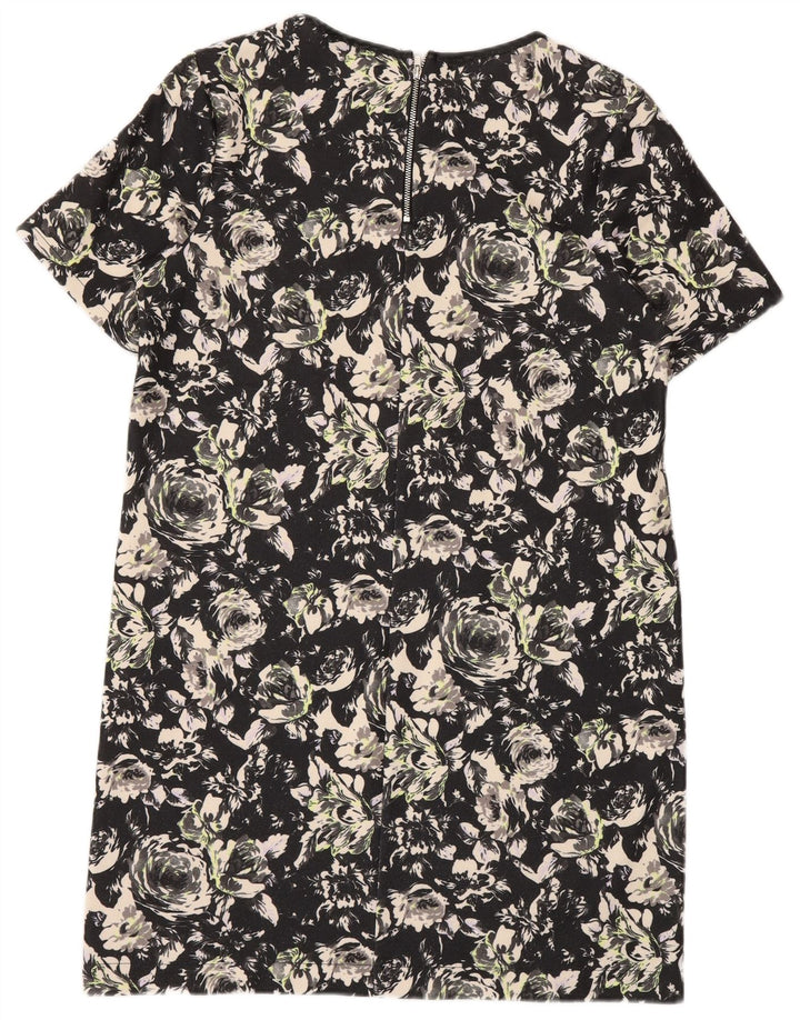 Abito basic da donna Oasis UK 14 Poliestere floreale nero medio