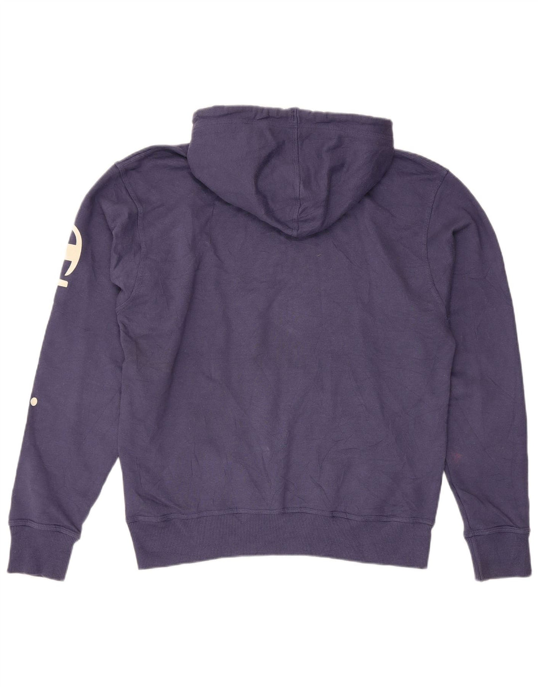 Felpa con cappuccio Champion da uomo con vestibilità regolare grafica, cotone medio blu navy
