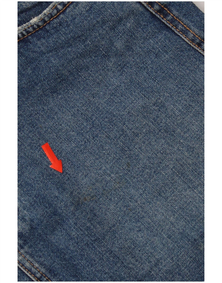 Minigonna di jeans Zara da donna piccola W26 blu