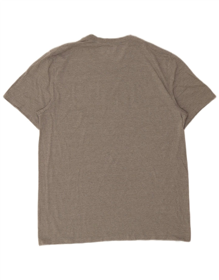 T-shirt da uomo Calvin Klein Top grande in cotone grigio