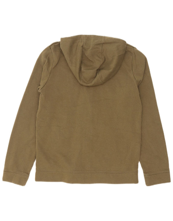 Felpa con cappuccio e zip Nike da ragazzo 13-14 anni XL in cotone kaki